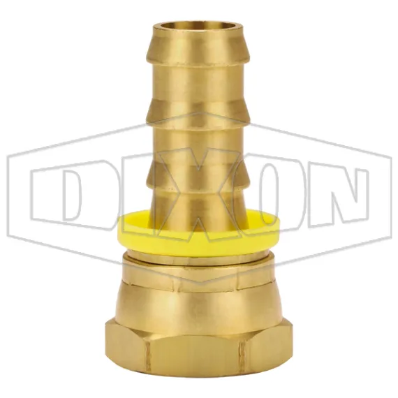 Female NPSM Swivel x Push-on Hose Barb Ball Seat