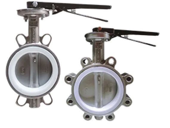 Stainless Steel Wafer and Lugged Butterfly Vales 