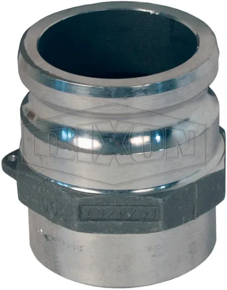 cam and groove adapter for welding butt to pipe and socket to tube