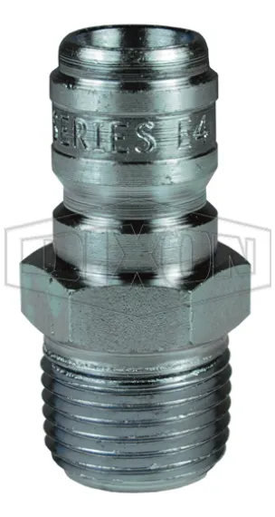 e series straight through plug male threads