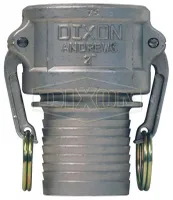 Notched Nos Cam and Groove Type C Dixon Coupler with Nos Shank