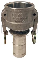 reducing cam and groove_type c_coupler x hose shank