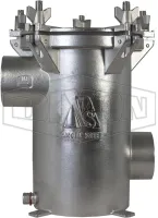 siso strainer side inlet side outlet