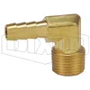 Male NPTF x Hose Barb 90° Elbow