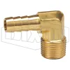Male NPTF x Hose Barb 90° Elbow