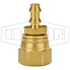 Female NPSM Swivel x Push-on Hose Barb Ball Seat
