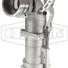 4" Alum Bay-Lite Tall Drop Elbow Assy w/Side Lever