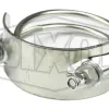 Counter clockwise spiral clamp