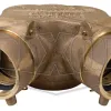 Double Clapper Siamese Connection Bottom Outlet