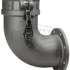 Railroad Tank Car Connection Style GF TTMA Flange x Boss-Lock Coupler