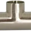 Polished Short Weld Tee