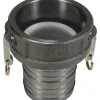Type C couplers with abrasion resistant inserts coupler x hose shank uhmw polyethylene insert